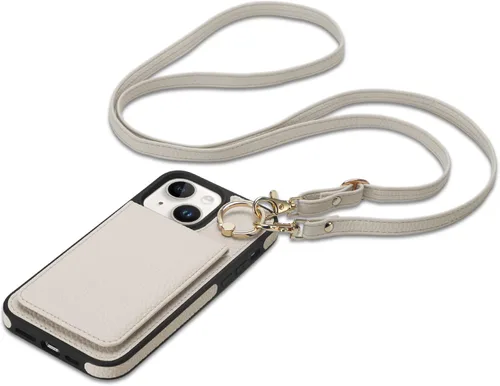 Miniatura 10 de Funda para iPhone 14 Pro Max de 6.7'', Funda Cartera Cruzada Desmontable con Ranuras para Tarjetas con Bloqueo RFID, Soporte de Anillo de 360°