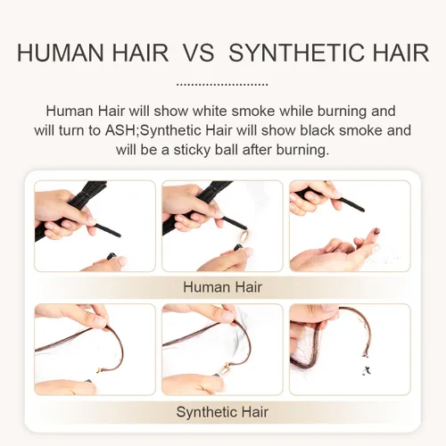 Miniatura 7 de DAIXI 0.2cm y 0.4cm y 0.6cm y 0.8cm de grosor 4-18 pulgadas 10 hebras extensiones de rastas de cabello humano 100% real para hombres/mujeres