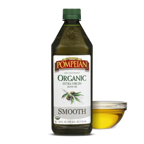 Miniatura 16 de Pompeian USDA - Aceite de oliva virgen extra orgánico robusto, primero prensado en frío, sabor de cuerpo completo, perfecto para aderezos
