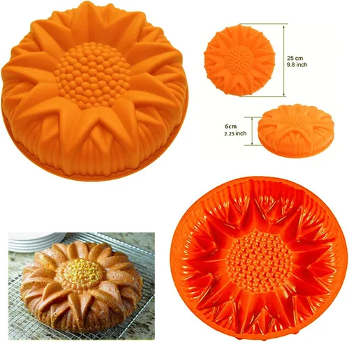 Miniatura 3 de FantasyDay Molde de silicona para pastel de cumpleaños de 9.8 pulgadas, moldes para hornear pasteles de fiesta para tu postre de aniversario, #4