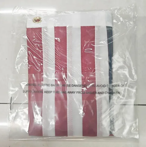 Miniatura 8 de Bandera estadounidense de 1x1.5 pies: bandera estadounidense de larga duración, nailon resistente, estrellas bordadas, rayas cosidas, ojales