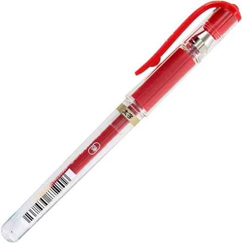 Miniatura 3 de Pluma de punta rodante Uni-Ball Signo UM-153, tinta de gel, con Punta amplia, de 1.0 mm, paquete de 3 unidades, Tinta roja