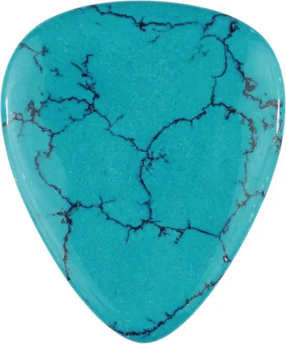 Miniatura 85 de Púa de guitarra o bajo de Obsidiana de Caoba en vidrio volcánico - 3.0 mm de calibre ultra pesado - Forma 351 - Púa exótica artesanal de gema
