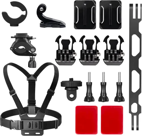 AKASO Kit de bicicleta de acción compatible con EK7000/EK7000 Pro/Brave 4/Brave 4 Pro/Brave 7 LE/Brave 7/Brave 8/V50X/V50 Pro/V50 Elite/GoPro Hero