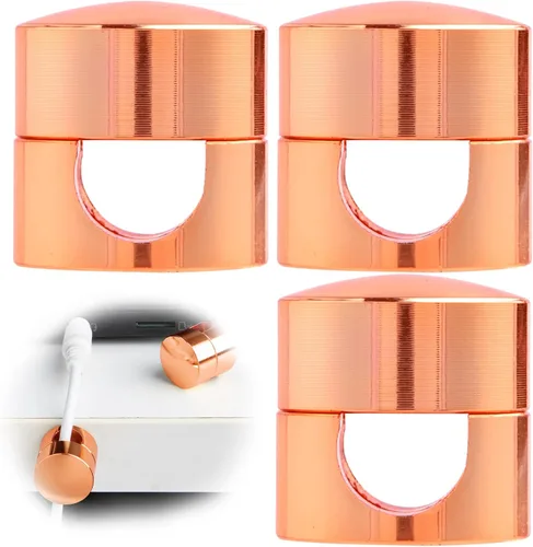 Miniatura 36 de SmallCat 6 juegos de soportes de cargador para cables, soportes de anclaje de cable ajustables negros, clips de cable de metal adhesivos