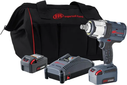 Ingersoll Rand W7172-K22 - Llave de impacto de 3/4 pulgadas y kit de 2 baterías, 4 modos de potencia, motor sin escobillas, par de arranque de