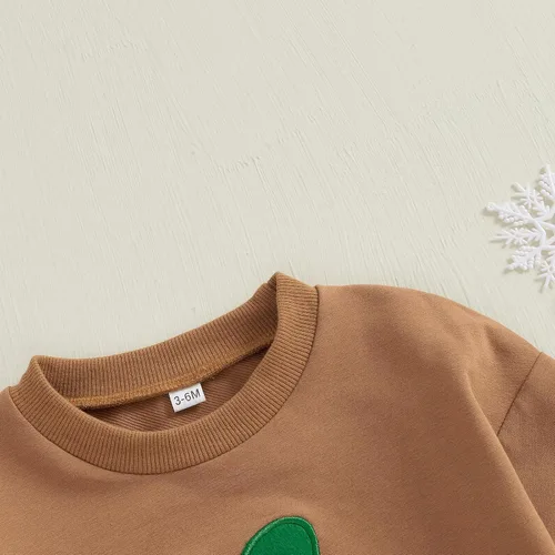 Miniatura 58 de Adobabirl Traje de Halloween para bebé, sudadera de fantasma, calabaza, mameluco, suéter de gran tamaño, lindo para otoño e invierno