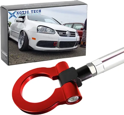 Miniatura 9 de Xotic Tech JDM Sport Track Racing Style CNC Aluminio atornillable gancho de remolque delantero trasero compatible con BMW 2 3 4 5 Series X1 X3 X4 X5
