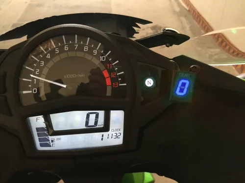 Miniatura 3 de Pantalla led roja con función plug & play con indicador de motor, impermeable, para Suzuki., Azul