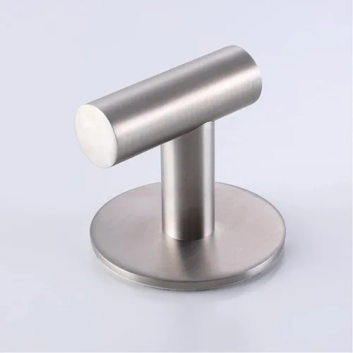 Miniatura 7 de Zuvky Ganchos autoadhesivos de acero inoxidable 304 resistentes sin clavos para baños, cocina, sala de estar, garaje, hotel, toallero, paquete de 2