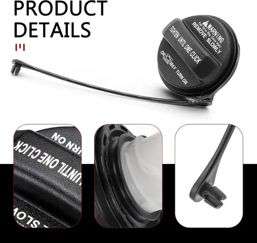 Miniatura 5 de Tapa del depósito de combustible para automóvil, cubierta de llenado de combustible a prueba de fugas, repuesto OEM #31010-3L600 31010-3L600U