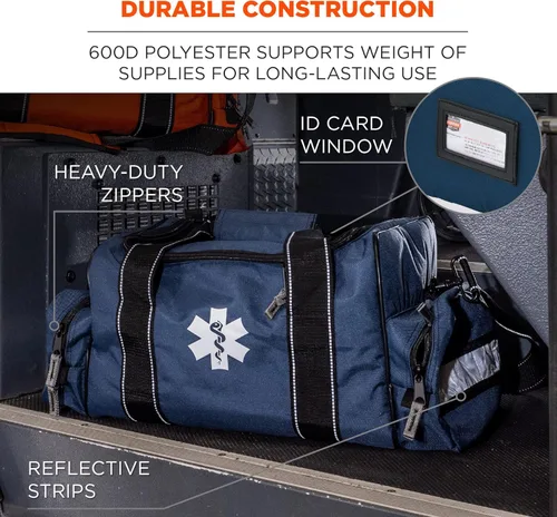 Miniatura 4 de Ergodyne Arsenal 5215 Medic First Responder Trauma - Bolsa de lona con correa para el hombro, color azul