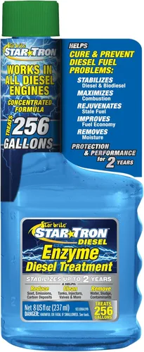 Miniatura 6 de Star Tron Fórmula diésel súper concentrada, tratamiento de combustible enzimático para un mejor rendimiento del motor, 1 onza trata 32 galones