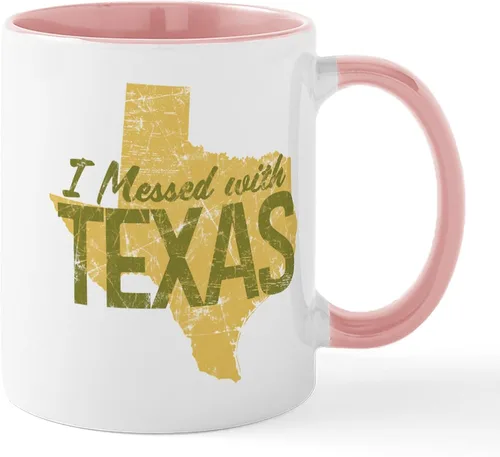 Miniatura 30 de CafePress – Taza Amarillo Texas – El único Taza de café, taza de café, S, Blanco