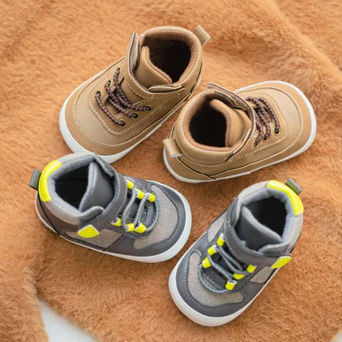 Miniatura 2 de KaKaKiKi - Tenis de lona para bebé, infante, niños, tenis con suela de goma antideslizante, tenis de caramelo caminantes, primerizos, precaminando