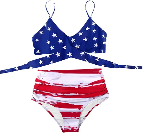 Miniatura 4 de Shorts Bathing Suit Women Pieces Neck Women Flower Swimwear Two V Swimsuit Beachwear Bikini Print 1x Swimsuit for