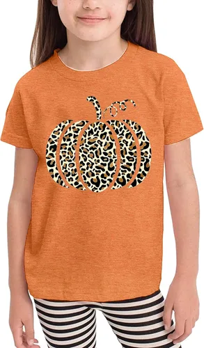 Miniatura 2 de Toddler Boys Girls Halloween Shirts Pumpkin T Shirt Kids Short Sleeve Cute Graphic Tee Tops