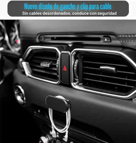 Miniatura 4 de TT&C Paquete de 2 soportes magnéticos para el tablero del automóvil, soporte para teléfono celular N52 superfuerte (adhesivo de alta unión)