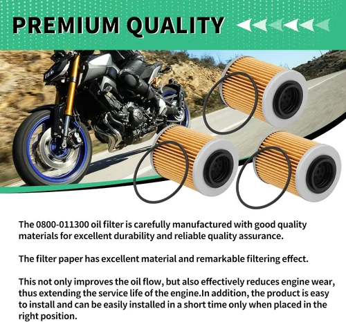 Miniatura 7 de 0800-011300 Filtro de aceite compatible con CFMOTO Cforce Zforce Uforce 1000 950 900 800 600 500 400 ATV/UTV Reemplazo #: 0800-011300-00030