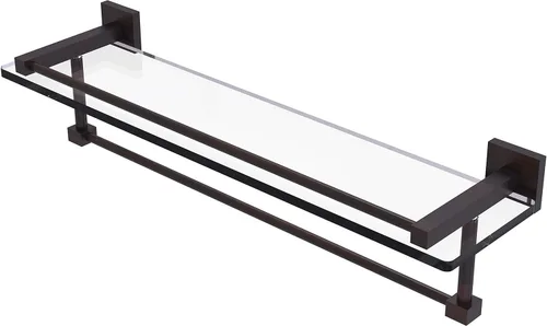 Miniatura 16 de Allied Brass MT-1-22TB-GAL Colección Montero - Estante de cristal para toallas, 22 pulgadas, bronce antiguo