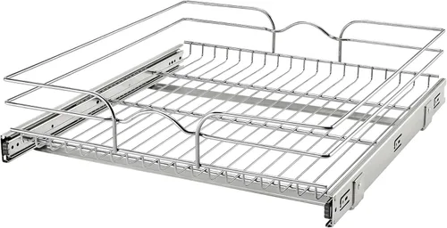 Miniatura 11 de Rev-A-Shelf Estante extraíble para armario de cocina de 2 niveles y organizador de cajones, cesta de almacenamiento de despensa deslizante en varios