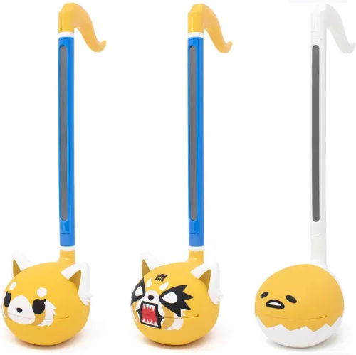 Edición Especial Sanrio Otamatone (juego de 3 piezas - Aggretsuko dulce y furioso + Gudetama) - Instrumento musical electrónico de juguete por Maywa