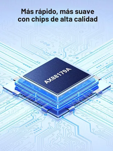 Miniatura 6 de UGREEN Adaptador USB a Ethernet, Adaptador Ethernet Plug and Play de 1000Mbps con USB 3.0, Sin Necesidad de Controlador, Dongle de Red LAN RJ45