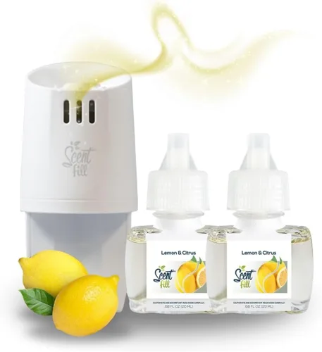 Miniatura 11 de Scent Fill Ambientador enchufable 100% natural de lavanda y vainilla, recargas de aceite perfumado, 2 recargas + difusor