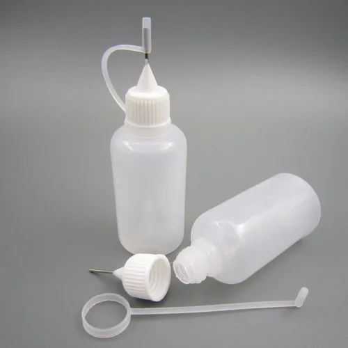 Miniatura 3 de Aplicador de punta de botella de precisión de 1.0 fl oz, punta de aguja, botella de pegamento, herramienta de quilling, apriete de precisión de 10