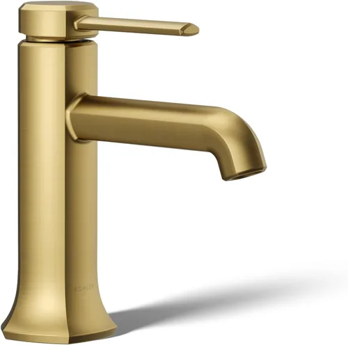 Miniatura 13 de KOHLER 27000-4K-BMB - Grifo de baño de un solo mango con montaje de drenaje emergente, grifo de lavabo de baño de un agujero, 1.0 gpm, negro mate