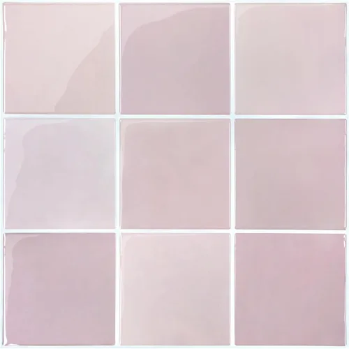 Miniatura 20 de Commomy Azulejos adhesivos negros más gruesos para despegar y pegar - 10 piezas de 12.0 x 12.0 pulgadas - Azulejos adhesivos 3D para salpicaduras