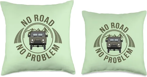 Miniatura 3 de UAZ Buchanka 452 Offroad Minivan Geländewagen Buchanka UAZ 452 Off-Road 4x4 Minivan - Almohada de campamento, 16 x 16 pulgadas, multicolor