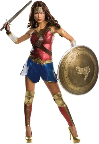 Rubie's Disfraz de Batman V Superman Dawn of Justice Grand Heritage Wonder Woman para mujer, Multi Color