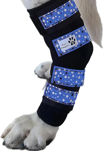 Par de soportes para piernas de perro, ultra apoyo, cómodo, resortes de metal duales, soporte de hockey canino para artritis articular, ayuda a
