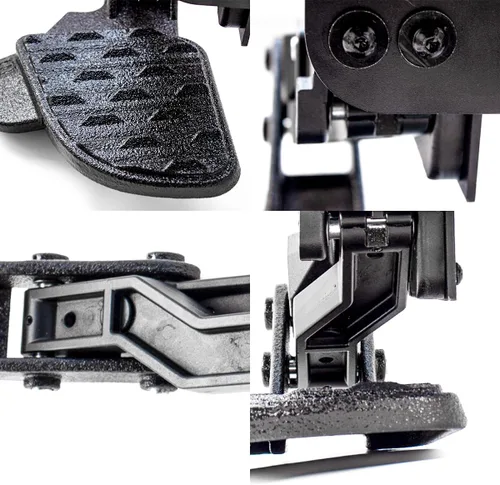 Miniatura 2 de Escalón de Cama de Camión Retráctil para Parachoques Trasero Compatible con F150 2015-2023, Escalón Plegable para Portón Trasero con Revestimientos