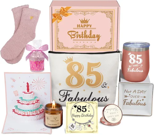 Miniatura 10 de Regalos de cumpleaños 65 para mujeres, regalos de feliz cumpleaños 65 para su mejor amiga, mamá, hermana, esposa que cumple 65 años, regalo