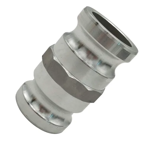 Miniatura 2 de Tipo de aluminio AA Cam y ranura adaptador de carrete, 2" Camlock macho x 2" Camlock macho