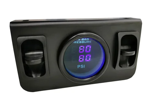 Miniatura 2 de Kit de control de medidor de aire dual en cabina con interruptor de paleta digital para control de sensor de presión de aire del kit de suspensión