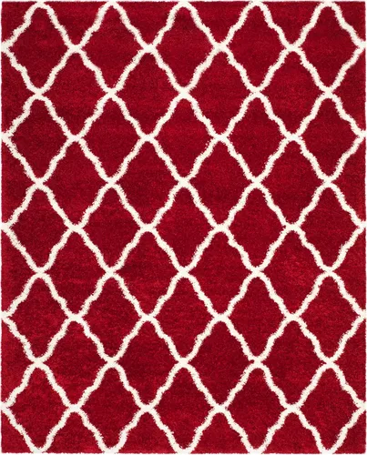 Miniatura 64 de SAFAVIEH Hudson Shag Collection - Alfombra extragrande de 11 x 15 pies, diseño de enrejado, no desprende pelusa y de fácil cuidado, 2 pulgadas