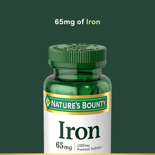Miniatura 3 de Nature's Bounty hierro, 65 mg(Sulfato de hierro, 325 mg), B000GG6F3E, 1, 1