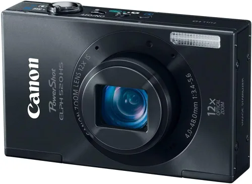 Miniatura 3 de Cámara digital Canon PowerShot ELPH 520 HS 10.1 MP CMOS con lente de zoom estabilizado de imagen óptica de 12x ultra gran angular y video Full 1080p