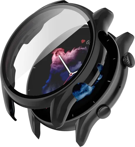 Miniatura 2 de TenCloud Fundas compatibles con Amazfit GTR 3 Pro/GTR 3 Watch Case Soft TPU a prueba de golpes, protector de pantalla para Amazfit GTR 3 Pro Negro