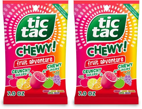 Miniatura 14 de TIC TAC CHEWY! Fruit Adventure Candy, caramelo masticable afrutado, 7 onzas (el embalaje puede variar)