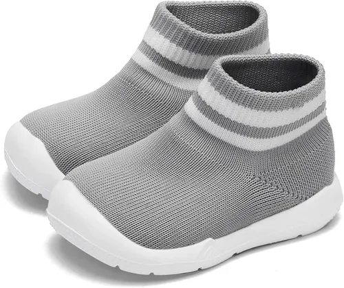 Miniatura 3 de Engtoy Baby Sock Shoes Baby Walking Shoes Infant Non-Slip Breathable Slippers with Soft Rubber Sole Baby Boys Girls Slip On Sneakers