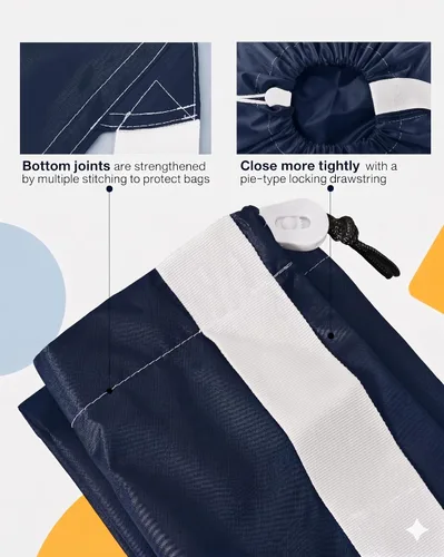 Miniatura 5 de HOMEST XL Wash Me - Bolsa de lavandería de viaje, organizador de ropa sucia, lo suficientemente grande como para contener 4 cargas de ropa, fácil
