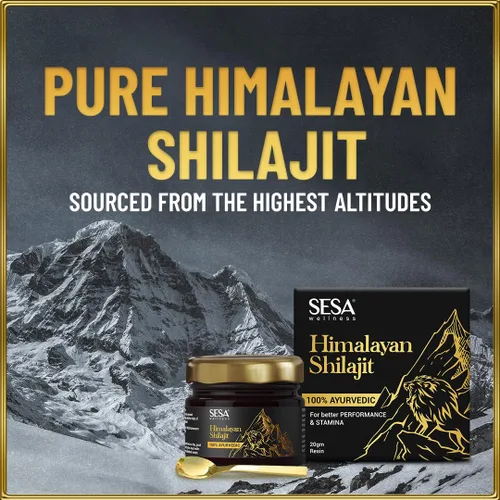 Miniatura 2 de sesa Resina Shilajit del Himalaya 100% ayurvédica, 50 porciones de 400 mg que ayuda a aumentar la fuerza, más de 85 oligominerales, resistencia e