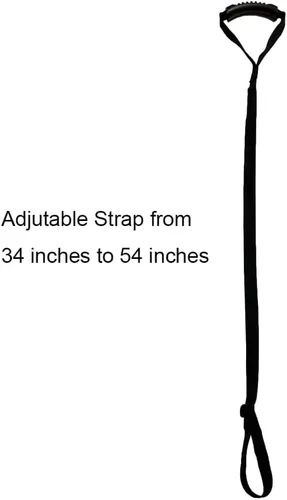 Miniatura 2 de Correa de asistencia para kayak ajustable de 34 a 54 pulgadas, asas de arrastre de canoa, cuerda de tracción para bote, accesorios de arrastre