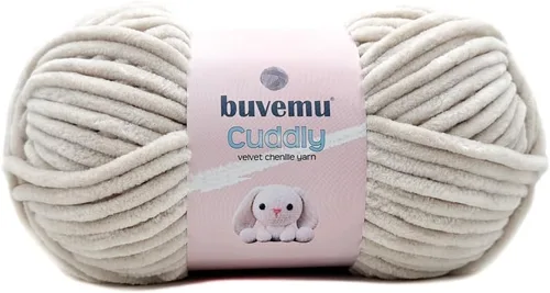 Miniatura 27 de Hilo de felpilla de terciopelo, súper suave y esponjoso, para tejer, hacer manualidades, color amigurumi, duradero para el desprendimiento, 3.53