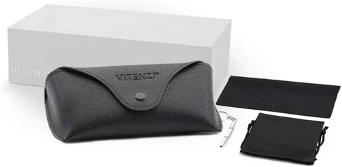 Miniatura 5 de VITENZI Gafas de lectura progresivas para mujeres y hombres, lentes de bloqueo de luz azul, incluye lentes de sol magnéticos con clip en Nápoles