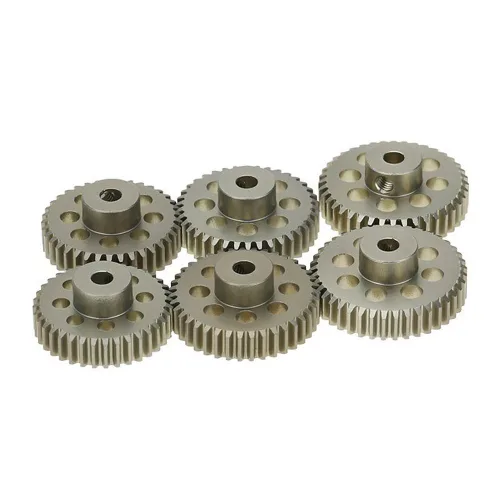 Miniatura 9 de KingVal Repuesto de 5 piezas 48DP 0.125 in 26T 27T 28T 29T 30T de aluminio de piñón de engranaje combinado compatible con motor sin escobillas